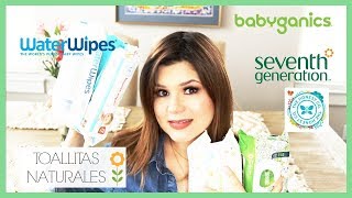 TOALLITAS HUMEDAS PARA BEBE  COMPARACIÓN DE 4 MARCAS NATURALES [upl. by Tnahsin]