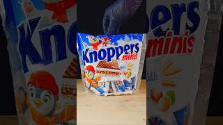 🐧Knoppers Minis Milkshake ASMR shorts [upl. by Zysk]