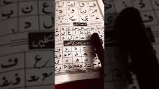 Noorani qaida  Lesson 1Part 3 nuraniqaida howtoreadmadaniqaidaforbeginners quran [upl. by Sharity]