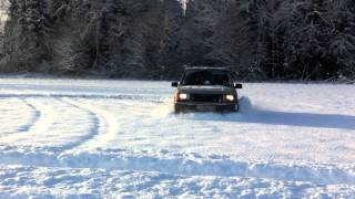 Range Rover P38 snow driving [upl. by Broder]