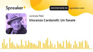 Vincenzo Cardarelli Un fanale [upl. by Rozalin]