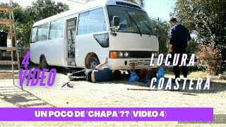 Haciendo Algo de chapa🤔  Toyota Coaster Motorhome [upl. by Freeman]