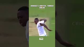 K Rabada Yorker bowling like subscribe edit cricket viral [upl. by Heilner47]