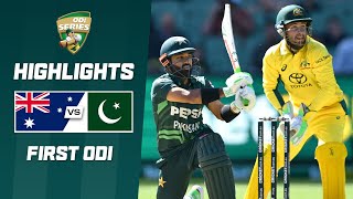 Australia v Pakistan  First ODI  ODI Series 202425 [upl. by Mikael995]