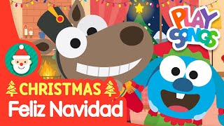 Feliz Navidad🎄  Christmas Songs for Kids  Nursery Rhymes Songs  Playsongs [upl. by Ahseyk389]