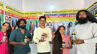 Longest hair in Karnataka Mysore 😍  Adivasi herbal hair oil [upl. by Patricio753]