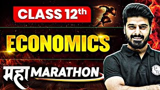 Class 12th Maha Marathon🔥 Economics for Class 12th Board Exams 2024 [upl. by Tiossem]