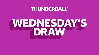 The National Lottery Thunderball draw results from Wednesday 20 March 2024 [upl. by Nnazus]