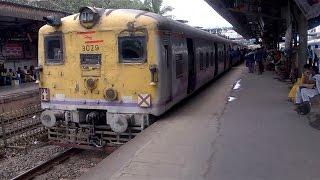 Old Retrofiited EMU Borivali Churchgate slow local train pulls out of Malad [upl. by Dettmer402]