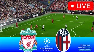 Liverpool vs Bologna LIVE 🔴 UEFA Champions League 202425 ⚽ LIVE Match Now [upl. by Eizle]