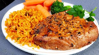 Quick and Easy Air Fryer Fish SteakTuna Steak Recipe in 10 minutes taste so so good Tasty [upl. by Attenauq]