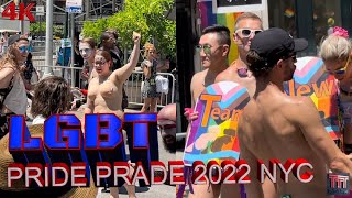 LGBT NYC LGBT Pride celebration seriesPart2 New York Citys 2022 Pride Parade [upl. by Aysan]