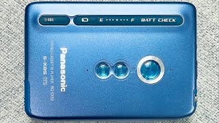 Panasonic SX53 Walkman Cassette Player Excellent Blue  Working [upl. by Earahc]