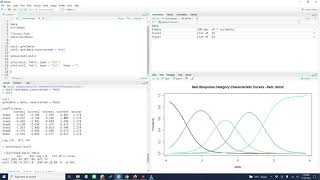 R ProgrammingGRM using ltm package  polytomous IRT model [upl. by Suirtimid176]