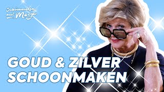 Goud schoonmaken doe je heel eenvoudig 🌟 Schoonmaken met Marja Middeldorp [upl. by Nyletak]