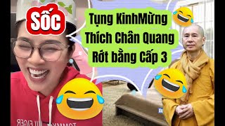 Sốc  Thuý Xinh Đẹp Bán Khô Cá Tụng Kinh Tiễn Vong Bằng Cấp 3 Thích Chân Quang [upl. by Bensen]