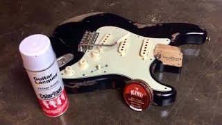 How to Relic a Pickguard amp Other Plastic Parts [upl. by Intihw]