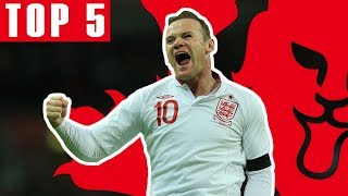 Rooneys Greatest Wembley Goals  Top 5  England [upl. by Kilgore]