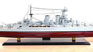 HMS Hood Battleship Model [upl. by Adnarim]