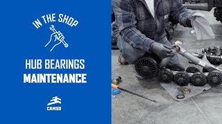 How to maintain hub bearings on Camso track systems [upl. by Kalie]