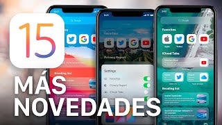 Más cambios en iOS 15 Widgets pantalla de inicio notificaciones y más 💥 [upl. by Charmane]