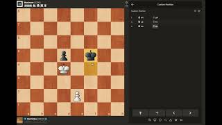 Chess end game 6  King  Pawn vs King  Pawn  triangulation  opposition  key squares [upl. by Singhal]