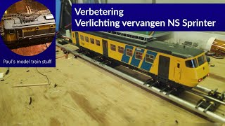 Verbetering Verlichting vervangen NS Sprinter [upl. by Novoj417]