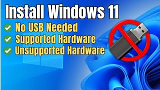 Install Windows 11 24H2 Without a USB Drive – Quick amp Easy Method [upl. by Dituri627]