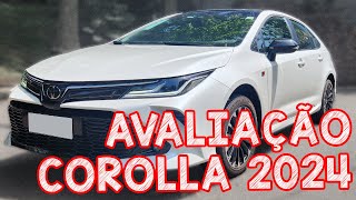 Avaliação Novo Toyota Corolla 2024  MAIS RÁPIDO QUE CIVIC E SENTRA [upl. by Siuoleoj684]