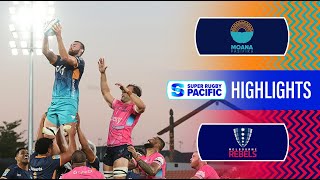 Super Rugby Pacific 2024  Moana Pasifika v Rebels  Round 3 Highlights [upl. by Ttennaj93]