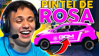 PINTEI A VIATURA DA PM de ROSA 😂 GTA RP Paulinho o LOKO [upl. by Gert]