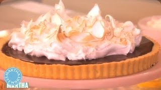 How to Make a Chocolate Ganache Tart  Martha Stewart [upl. by Arrek764]