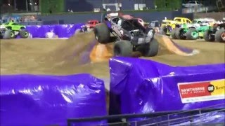 Monster Jam San Diego 2016 Metal Mulisha WINNING Freestyle [upl. by Ahsikrats]