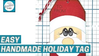 Easy Handmade Holiday Gift Tag [upl. by Asiaj]