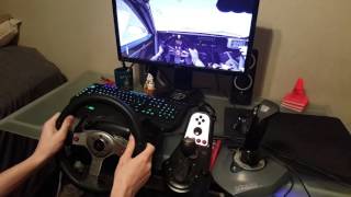 G25 with wingman joystick handbrake [upl. by Gereron801]