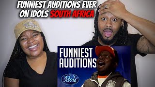 🇿🇦 American Couple Reacts quotFunniest Auditions Ever On Idols South Africa 2016  Idols Globalquot [upl. by Ekenna]