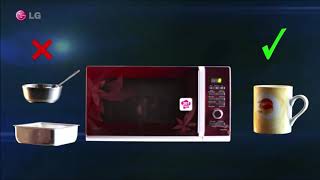 LG Microwave Oven – Utensils amp Modes of Usage [upl. by Pearman]