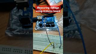 Measuring voltage with Arduino in seconds arduinoproject electrical electronics shorts engg [upl. by Ulita825]