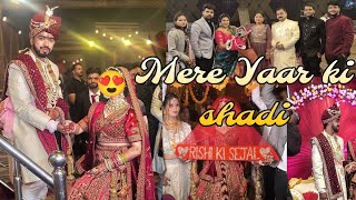 Shadi Vlog 🎉🥳  Shadi Wala Ghar  Mere Yaar Ki Shadi Moradabad SILENTVLOGSCHD [upl. by Ecertal]