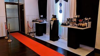 Black Tie Event Dessert Table Decor  The Bianco [upl. by Arihas925]