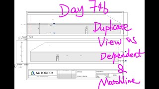 Revit Tutorial Day 746  Duplicate View as Dependent amp Matchline [upl. by Gyasi25]