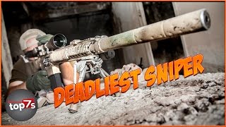 Top 7 Most Dangerous Military Snipers [upl. by Bland]