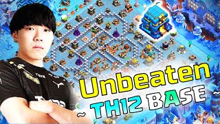 New Th12 war base  Unbeatable base with copy link Clash of clans [upl. by Bixler]