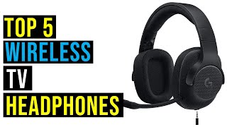 ✅ Top 5 Best Wireless TV Headphones Review in 2024  Top Wireless Headphones for TV 2024 [upl. by Nauqed]