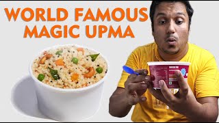 DOMESTIC FLIGHTS FOOD REVIEW  INDIGO MAGIC UPMA [upl. by Judye44]