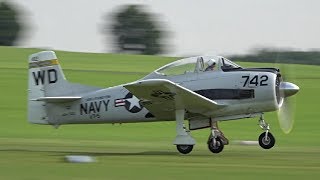 T28 Trojan 9cyl 1500hp RADIAL ENGINE  AWESOME SOUND [upl. by Neenwahs101]