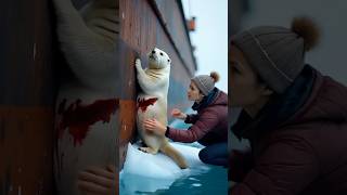 A touching story about an injured little otter asking for help from the sailors on the boatanimals [upl. by Hillard]