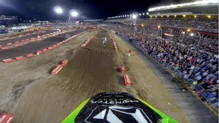 GoPro HD Ryan Villopoto Main Event 2013 Daytona Supercross [upl. by Kellyann691]