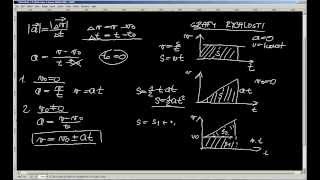 Fyzika JaM  Kinematika  Dráha rovnoměrně zrychleného pohybu I [upl. by Maurilla]