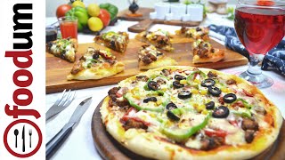 Special Chicken Fajita Pizza Recipe By Foodum [upl. by Louie714]